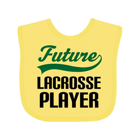 Inktastic Future Lacrosse Player Boys Baby Bib