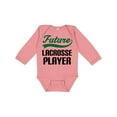 thumbnail image 1 of Inktastic Future Lacrosse Player Boys Long Sleeve Baby Bodysuit, 1 of 5