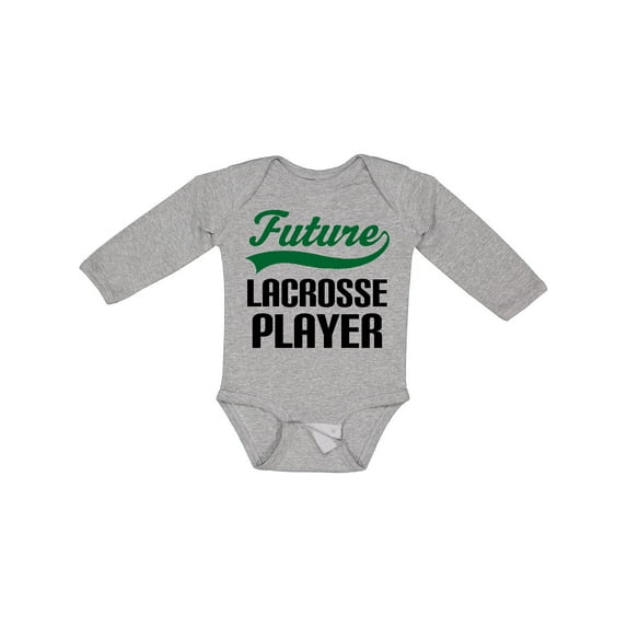Inktastic Future Lacrosse Player Boys Long Sleeve Baby Bodysuit