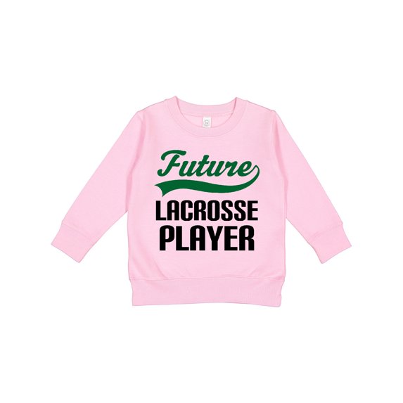 Inktastic Future Lacrosse Player Toddler Sweatshirt