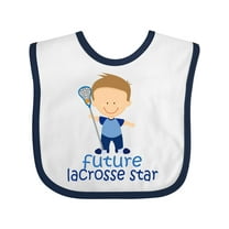 Inktastic Future Lacrosse Star Boy Boys Baby Bib