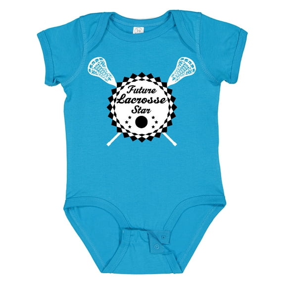 Inktastic Future Lacrosse Star Childs Boys or Girls Baby Bodysuit