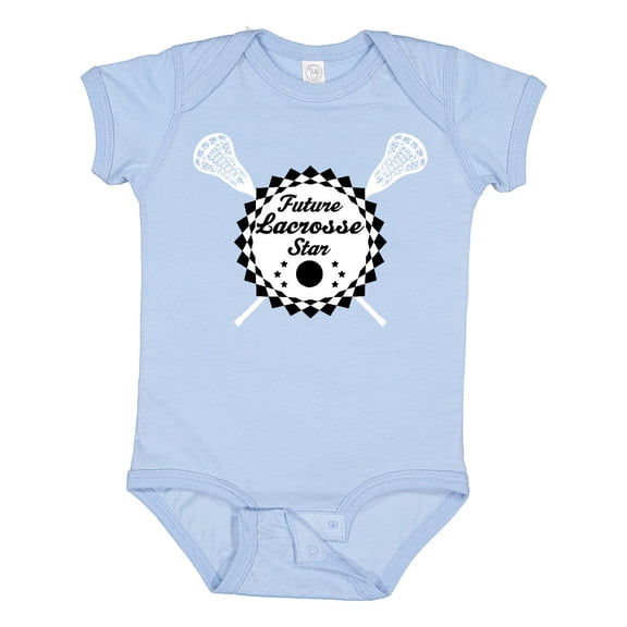 Inktastic Future Lacrosse Star Childs Boys or Girls Baby Bodysuit
