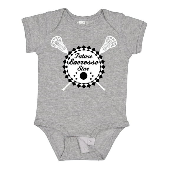 Inktastic Future Lacrosse Star Childs Boys or Girls Baby Bodysuit