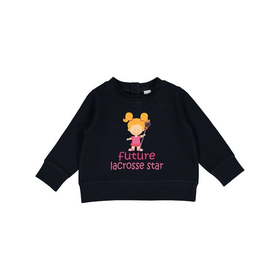 Inktastic Future Lacrosse Star Girl Baby Sweatshirt