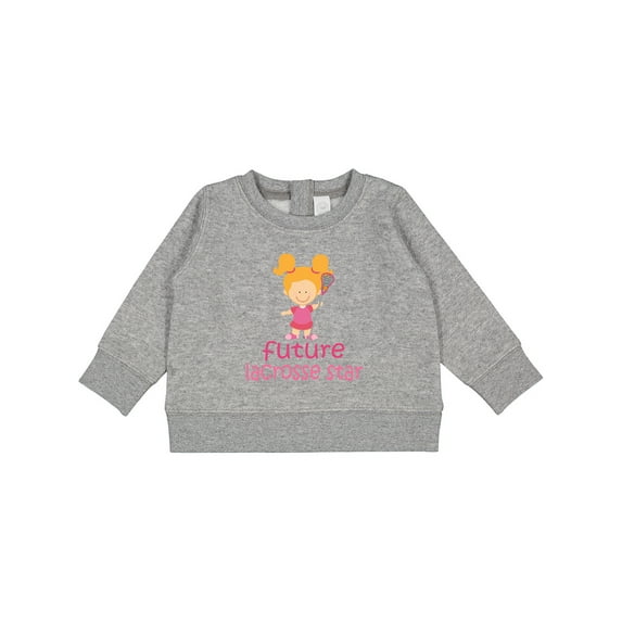 Inktastic Future Lacrosse Star Girl Baby Sweatshirt