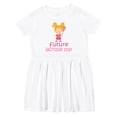 thumbnail image 1 of Inktastic Future Lacrosse Star Girl Girls Toddler Dress, 1 of 5