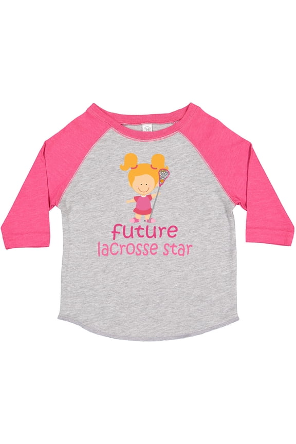 Future Lacrosse Star Girl Girls Toddler T-Shirt