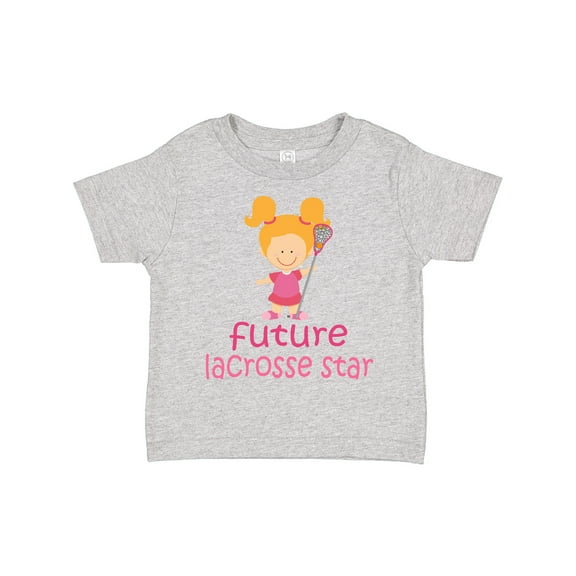 Inktastic Future Lacrosse Star Girl Girls Toddler T-Shirt