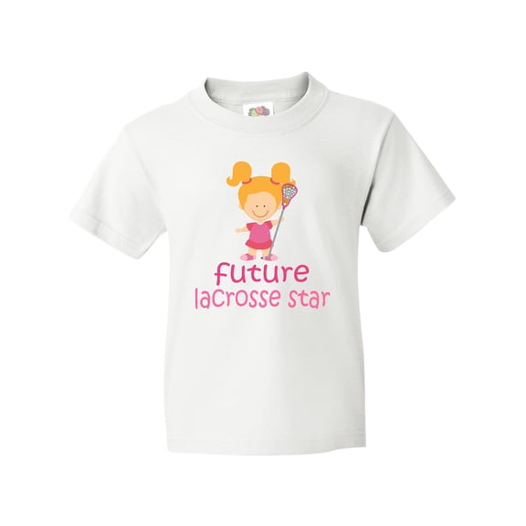 Inktastic Future Lacrosse Star Girl Youth T-Shirt