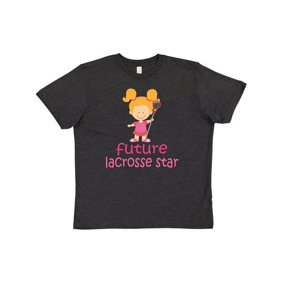 Inktastic Future Lacrosse Star Girl Youth T-Shirt
