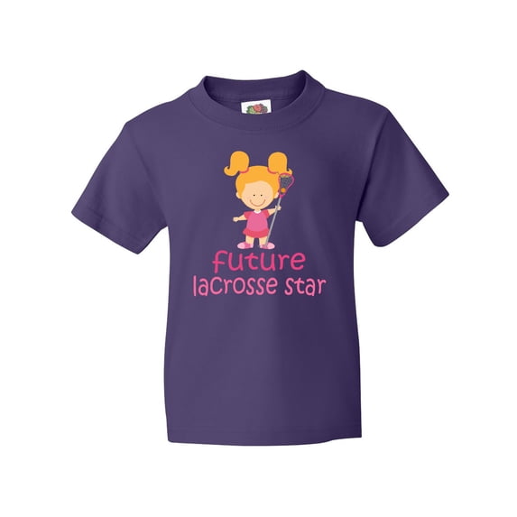 Inktastic Future Lacrosse Star Girl Youth T-Shirt