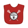 thumbnail image 1 of Inktastic Future Lacrosse Star childs Boys or Girls Baby Bib, 1 of 4
