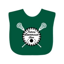 Inktastic Future Lacrosse Star childs Boys or Girls Baby Bib