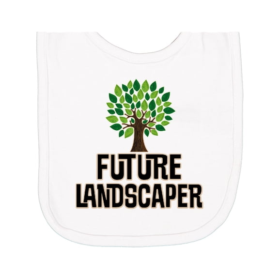 Inktastic Future Landscaper Horticulture Specialist Newborn Bib