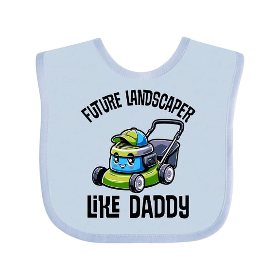 Inktastic Future Landscaper Like Daddy Boys Baby Bib