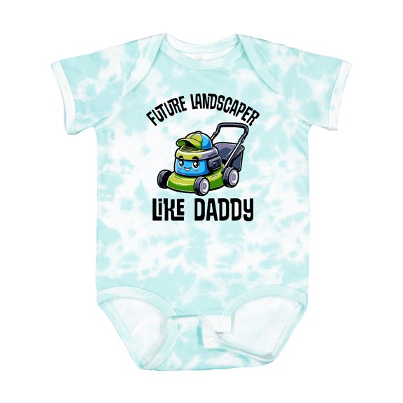 Inktastic Future Landscaper Like Daddy Boys Baby Bodysuit