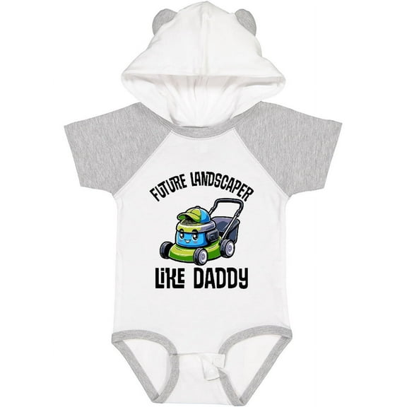 Inktastic Future Landscaper Like Daddy Boys Baby Bodysuit