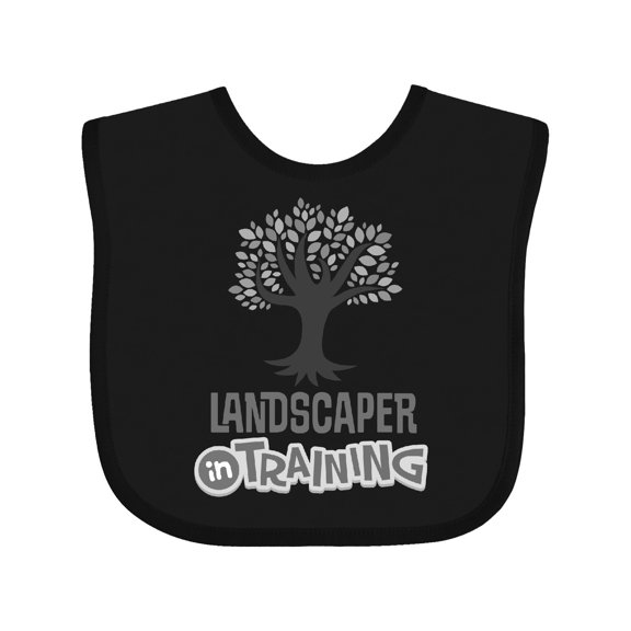 Inktastic Future Landscaper in Training Boys or Girls Baby Bib