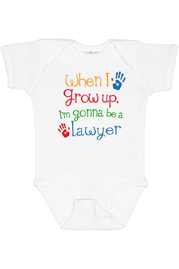 Future Lawyer Boys Girls Attorney Boys or Girls Baby Bodysuit