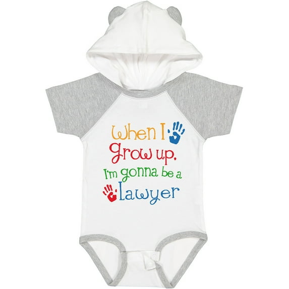 Inktastic Future Lawyer Boys Girls Attorney Boys or Girls Baby Bodysuit