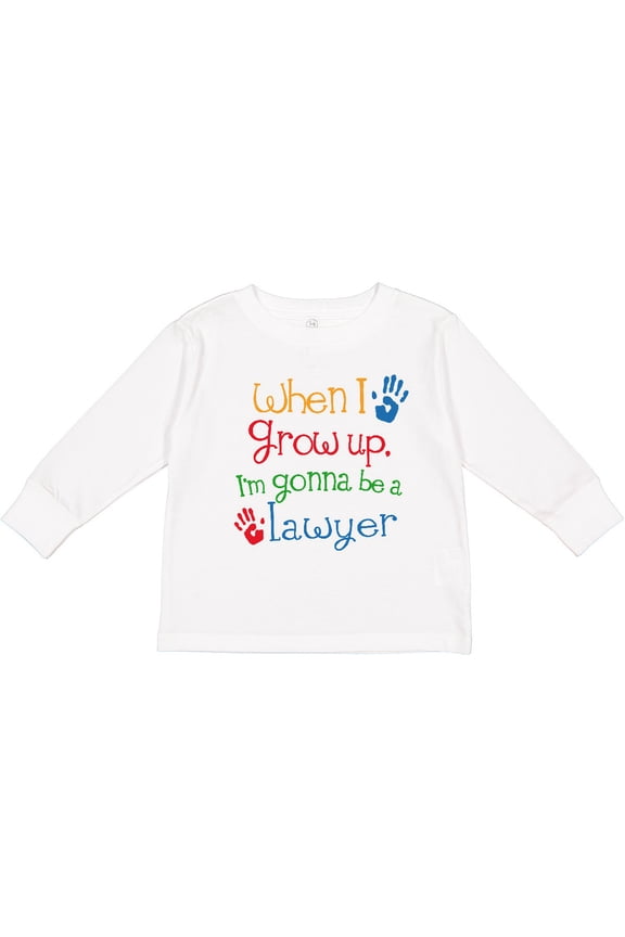 Future Lawyer Boys Girls Attorney Boys or Girls Long Sleeve Toddler T-Shirt