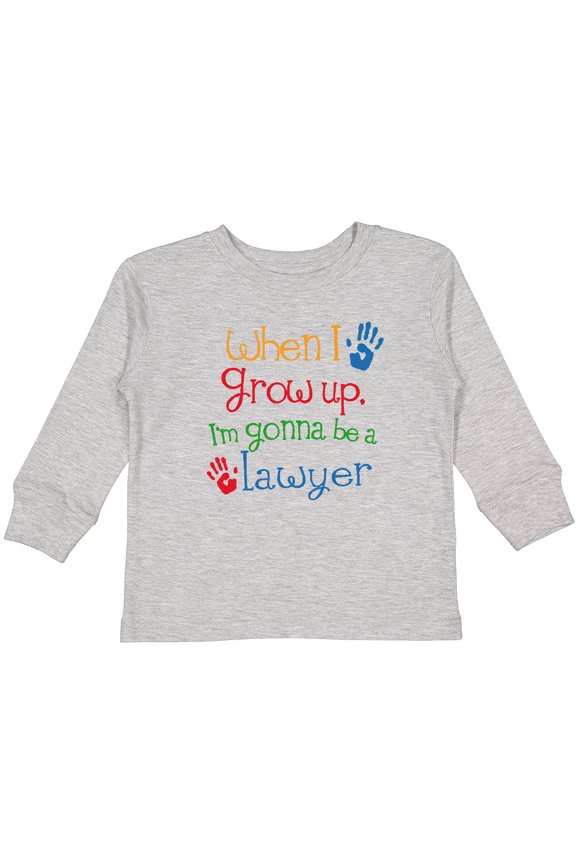 Future Lawyer Boys Girls Attorney Boys or Girls Long Sleeve Toddler T-Shirt