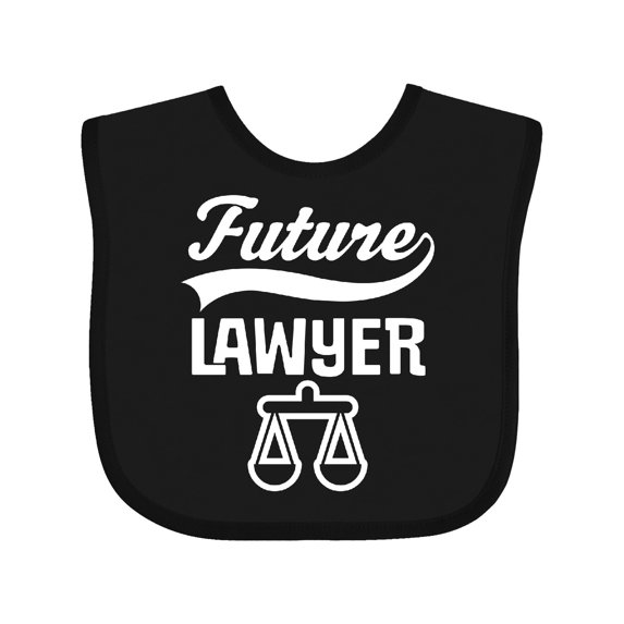 Inktastic Future Lawyer Boys or Girls Baby Bib