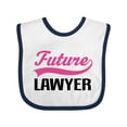 thumbnail image 1 of Inktastic Future Lawyer Boys or Girls Baby Bib, 1 of 4