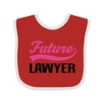thumbnail image 1 of Inktastic Future Lawyer Boys or Girls Baby Bib, 1 of 4