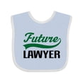 thumbnail image 1 of Inktastic Future Lawyer Boys or Girls Baby Bib, 1 of 4