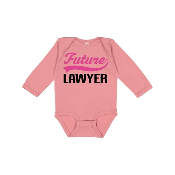 Inktastic Future Lawyer Boys or Girls Long Sleeve Baby Bodysuit