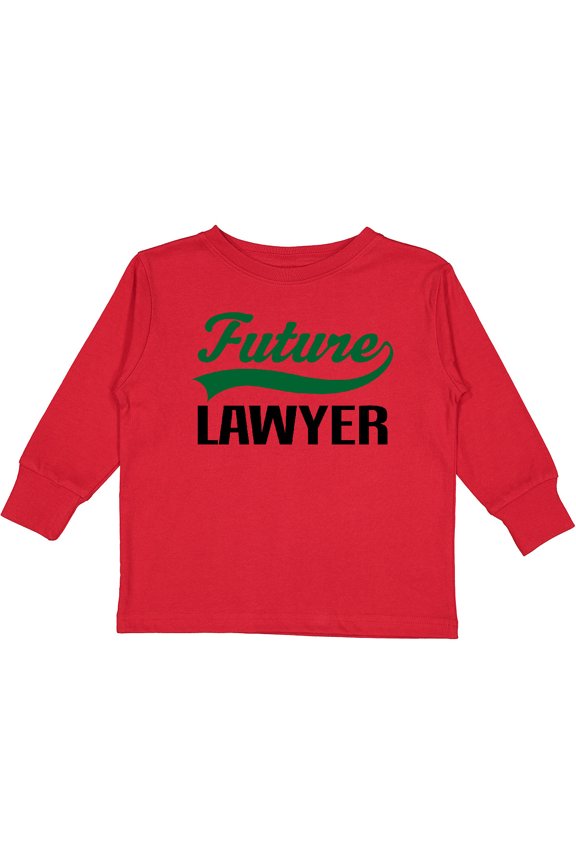 Future Lawyer Boys or Girls Long Sleeve Toddler T-Shirt