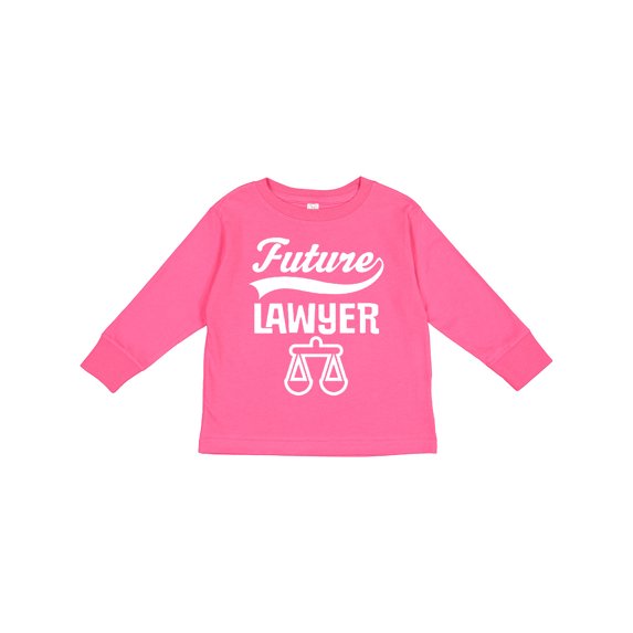 Inktastic Future Lawyer Boys or Girls Long Sleeve Toddler T-Shirt