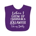 thumbnail image 1 of Inktastic Future Lawyer Like Daddy Boys or Girls Baby Bib, 1 of 4