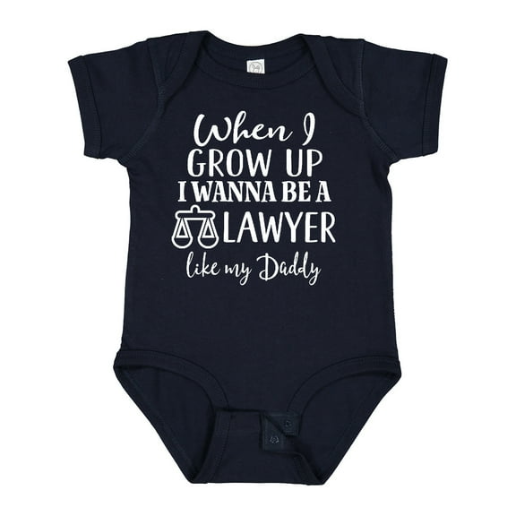 Inktastic Future Lawyer Like Daddy Boys or Girls Baby Bodysuit