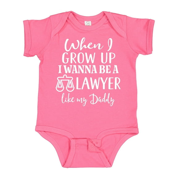 Inktastic Future Lawyer Like Daddy Boys or Girls Baby Bodysuit