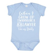 Inktastic Future Lawyer Like Daddy Boys or Girls Baby Bodysuit