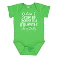 thumbnail image 1 of Inktastic Future Lawyer Like Daddy Boys or Girls Baby Bodysuit, 1 of 5