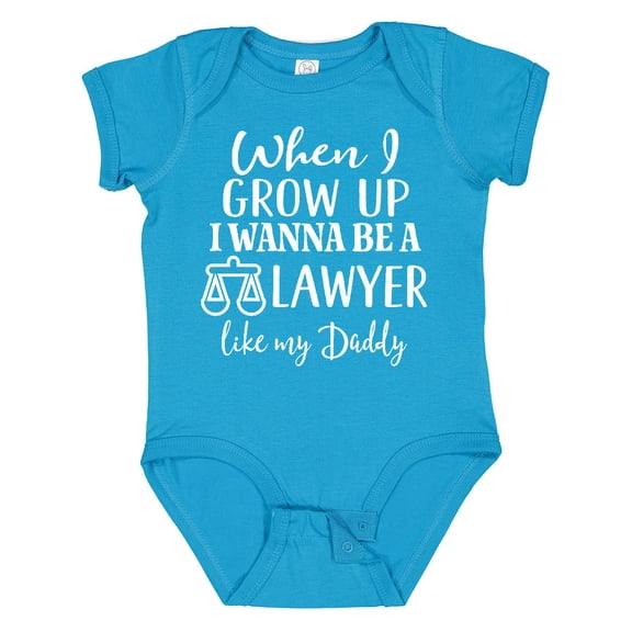 Inktastic Future Lawyer Like Daddy Boys or Girls Baby Bodysuit