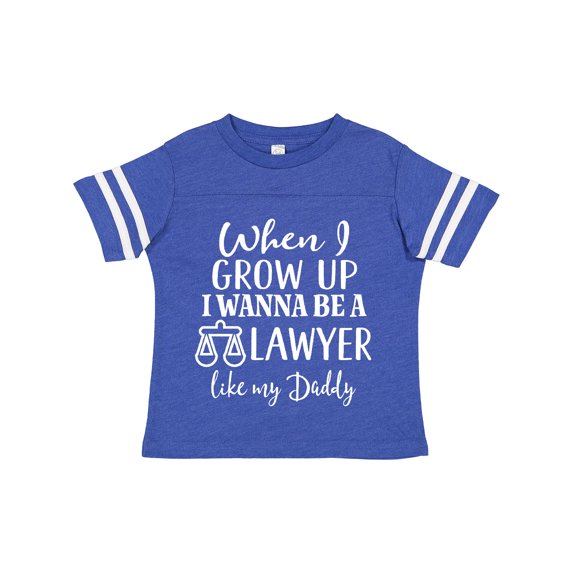 Inktastic Future Lawyer Like Daddy Boys or Girls Toddler T-Shirt