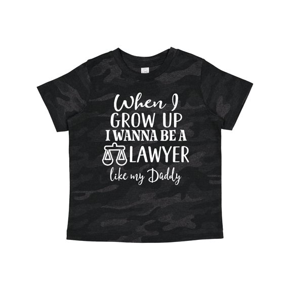Inktastic Future Lawyer Like Daddy Boys or Girls Toddler T-Shirt