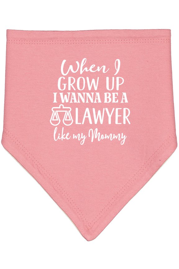 Future Lawyer Like Mommy Baby Bandana Bib