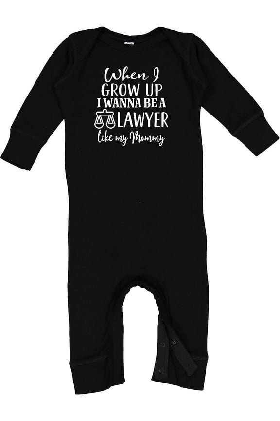 Future Lawyer Like Mommy Baby Romper Coveralls