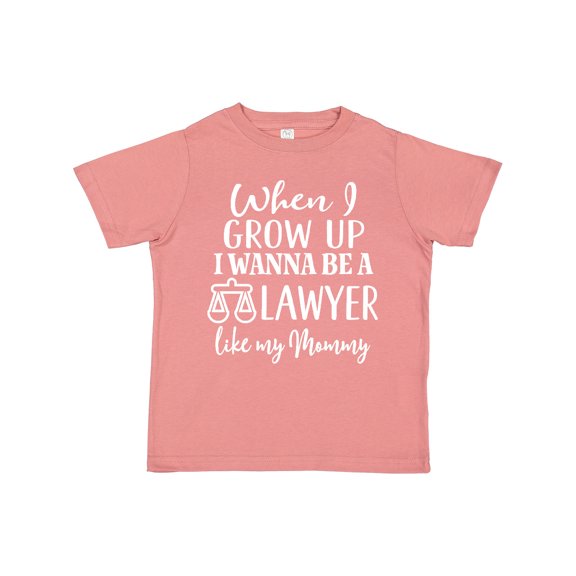 Inktastic Future Lawyer Like Mommy Boys or Girls Toddler T-Shirt
