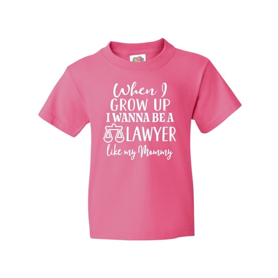 Inktastic Future Lawyer Like Mommy Youth T-Shirt