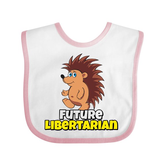 Inktastic Future Libertarian Boys or Girls Baby Bib