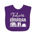 thumbnail image 1 of Inktastic Future Librarian Childs Library Boys or Girls Baby Bib, 1 of 4