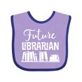 thumbnail image 1 of Inktastic Future Librarian Childs Library Boys or Girls Baby Bib, 1 of 4