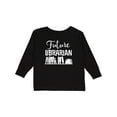 thumbnail image 1 of Inktastic Future Librarian Childs Library Boys or Girls Long Sleeve Toddler T-Shirt, 1 of 5